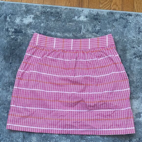 Vineyard Vines tiny whale print skirt size 0 with side zip and pockets - Picture 2 of 4